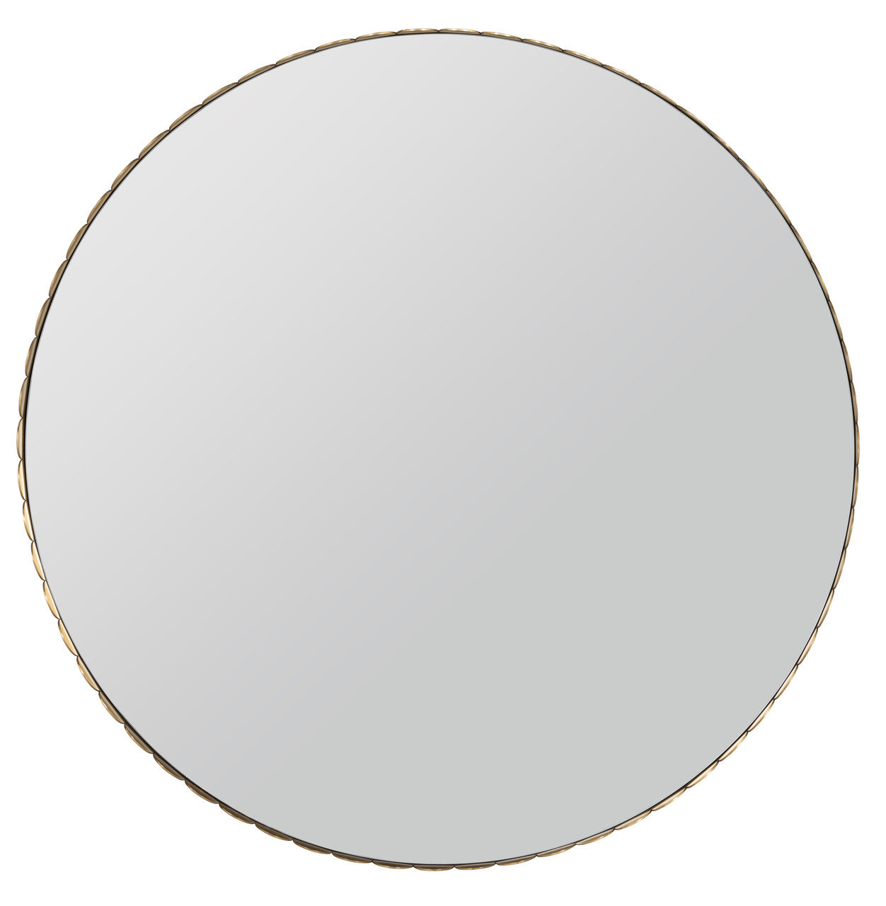 Jules Round Gold Wall Mirror