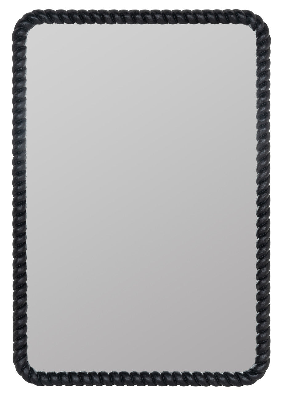 Eva Black Rectangle Mirror