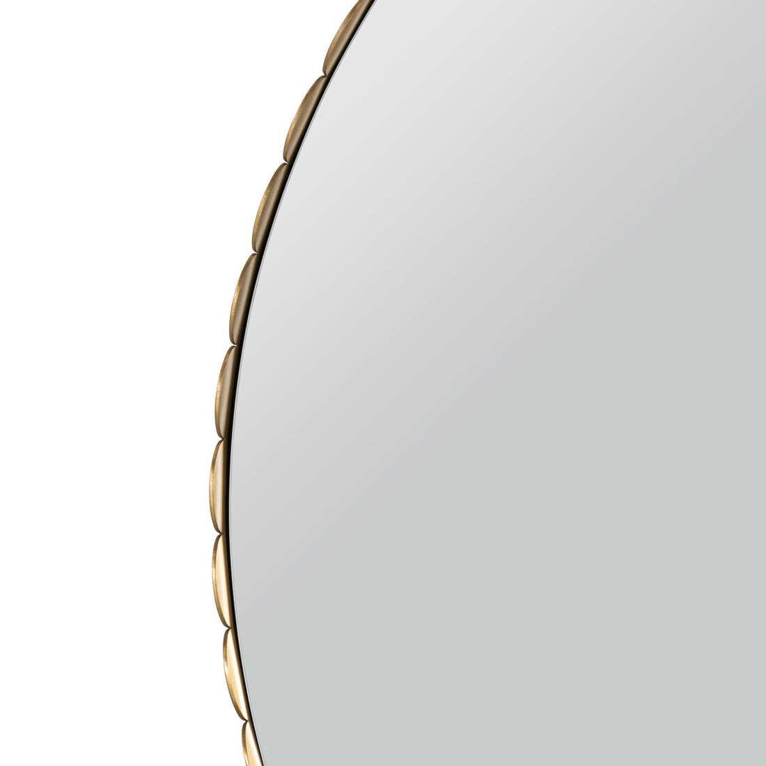 Jules Round Gold Wall Mirror