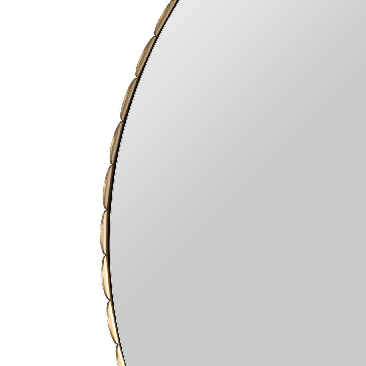 Jules Round Gold Wall Mirror