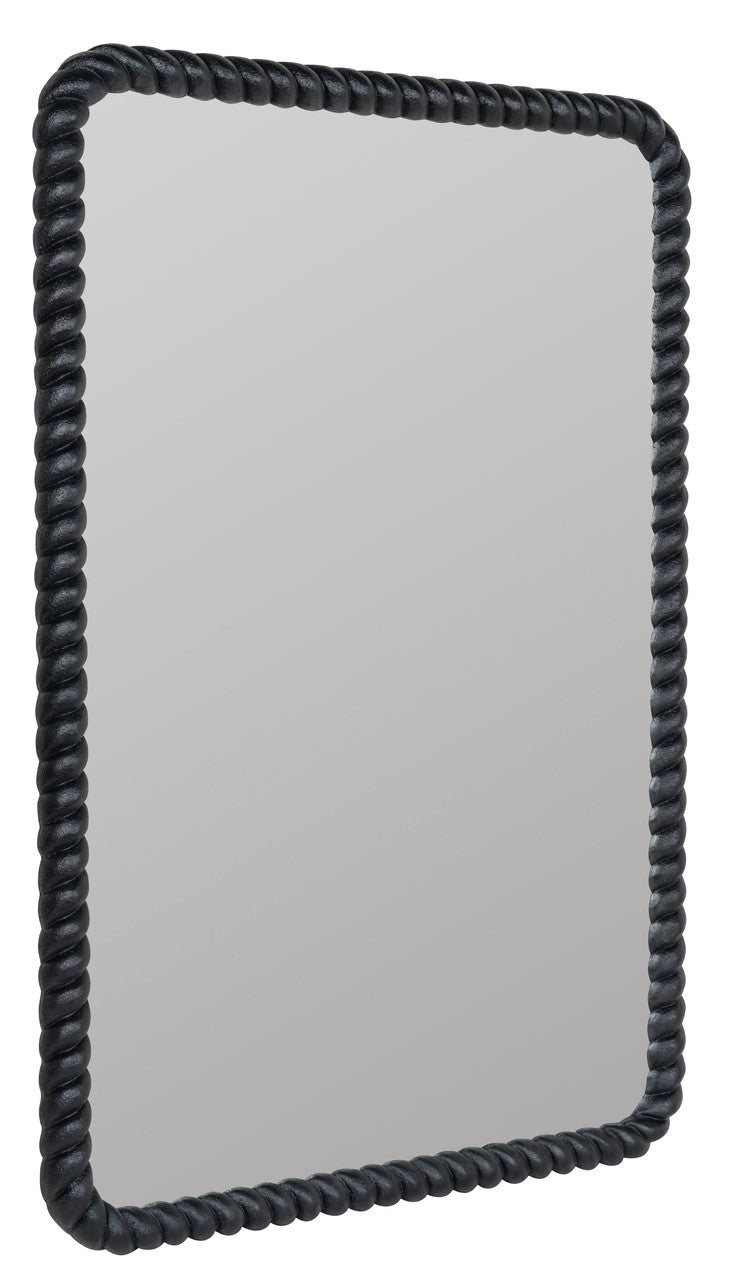 Eva Black Rectangle Mirror