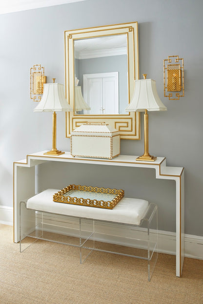 Greek Hall Mirror - Cream