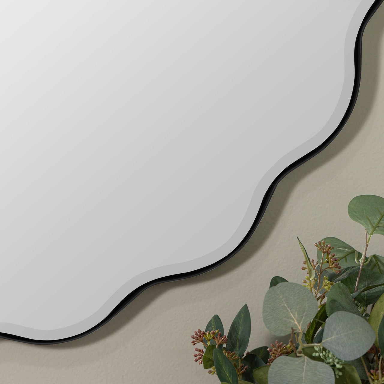 Cleo Black Wall Mirror