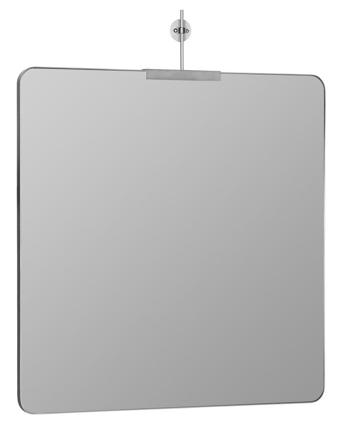 Frida Silver Square Wall Mirror 5