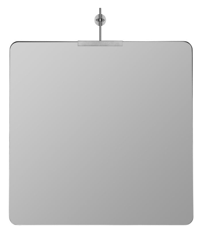 Frida Silver Square Wall Mirror 1