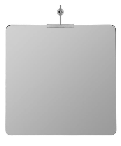 Frida Silver Square Wall Mirror 1