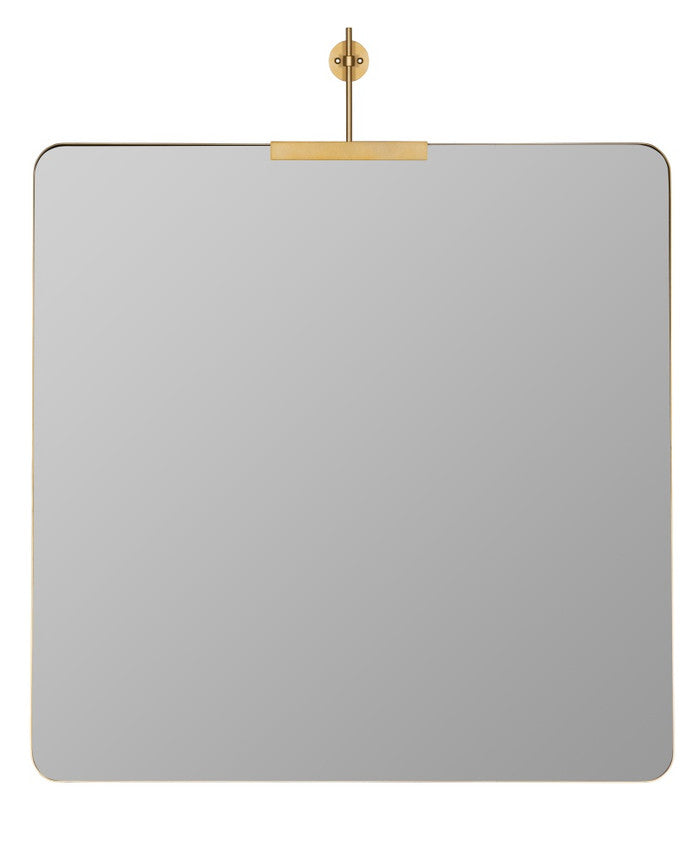 Frida Gold Square Wall Mirror 1