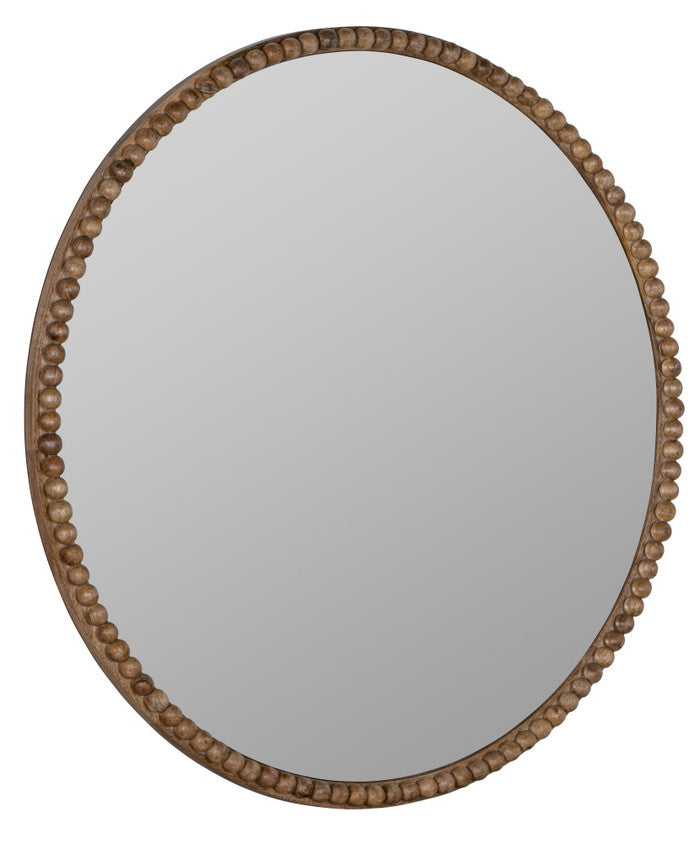 Lia Natural Round Wall Mirror 5