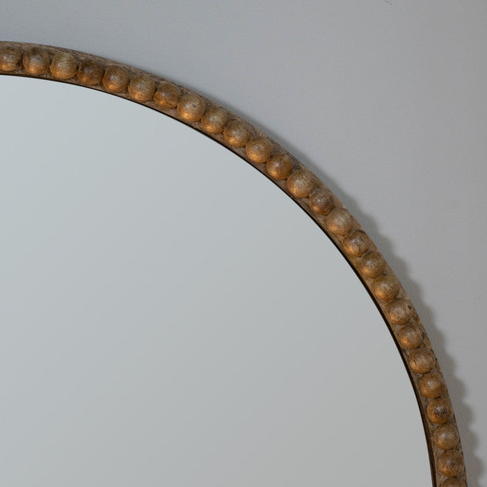 Lia Natural Round Wall Mirror 6