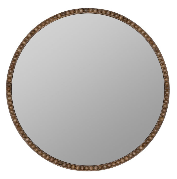 Lia Natural Round Wall Mirror 1