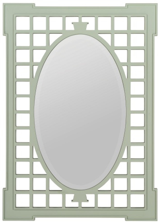 Bria Hammel x Cooper Classics Garden Mirror in Sage 2