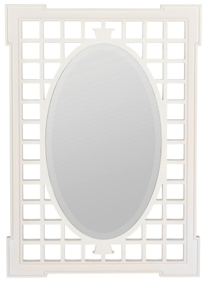 Bria Hammel x Cooper Classics Garden Mirror in White 1