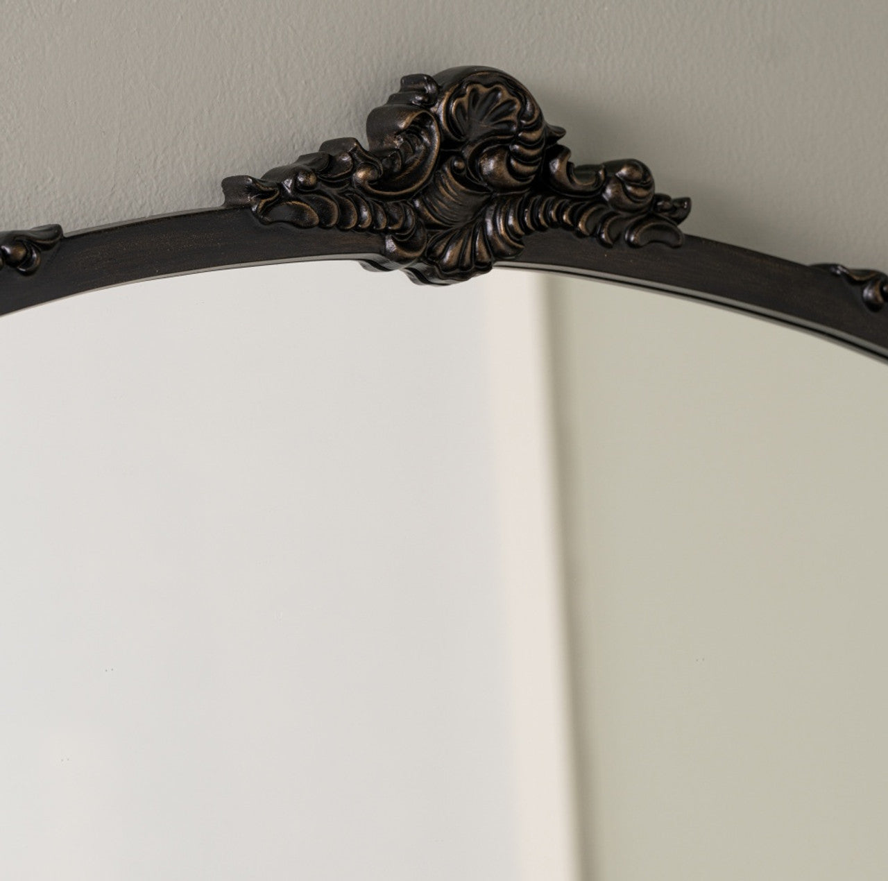 Adeline Ornate Bronze Mantel Mirror