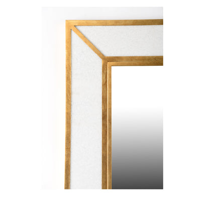 Madison Marbleized Mirror - Brass