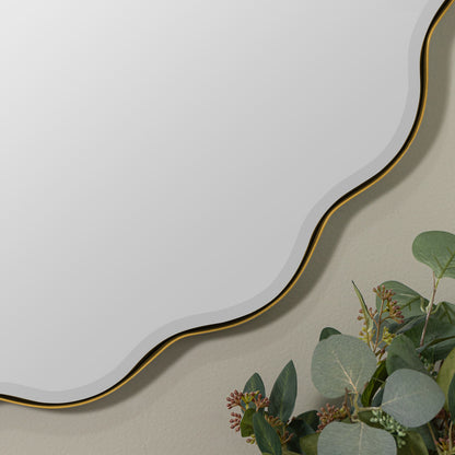 Cleo Gold Wall Mirror