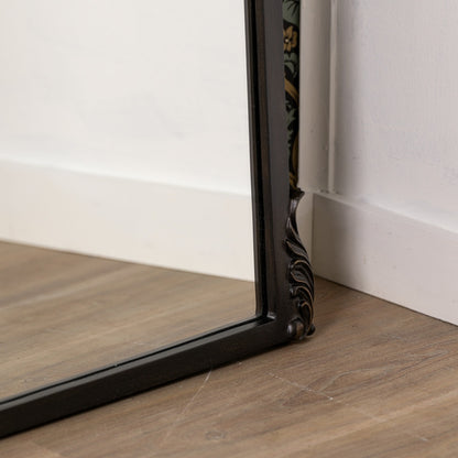 Adeline Ornate Oil Rubbed Bronze Floor Mirror