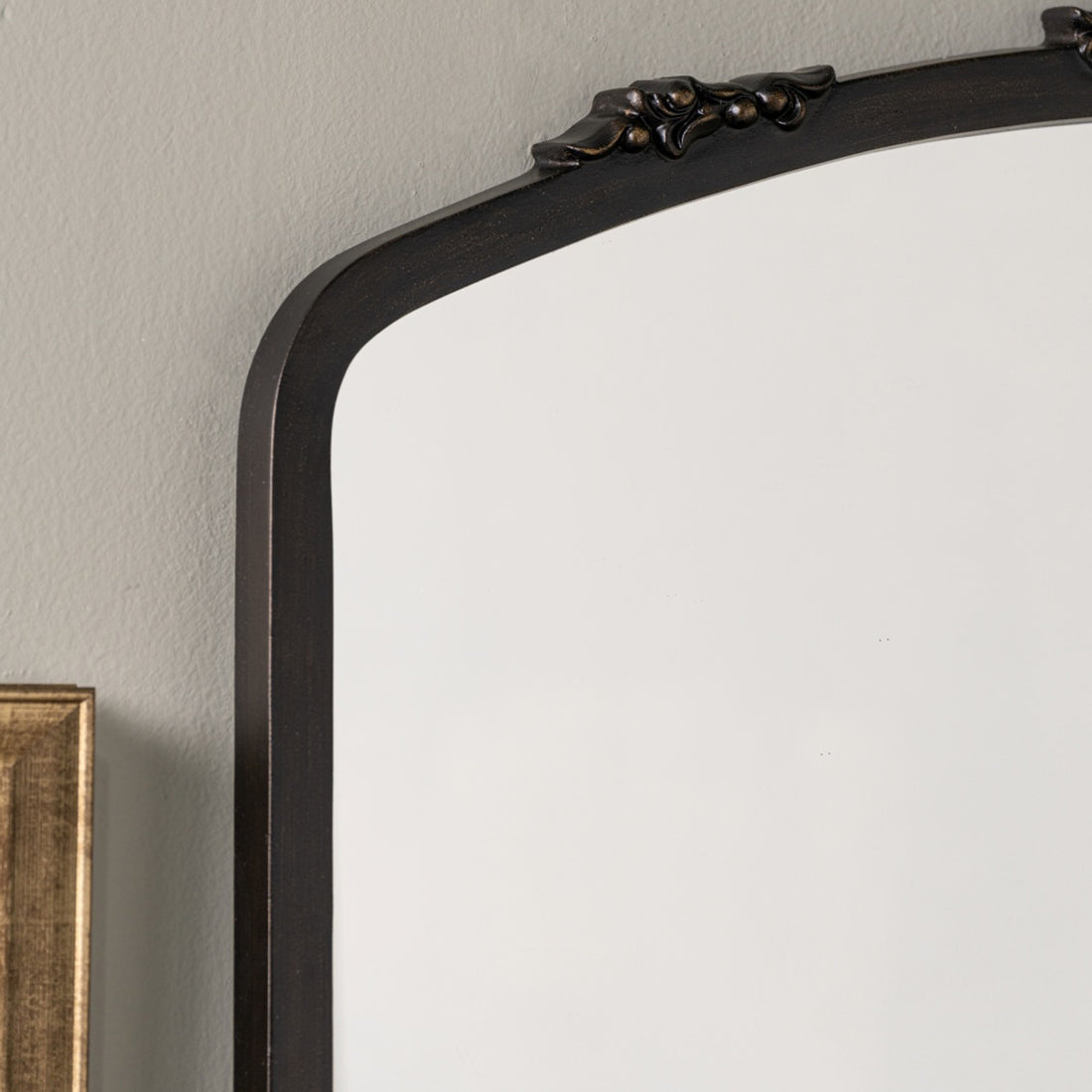 Adeline Ornate Bronze Mantel Mirror