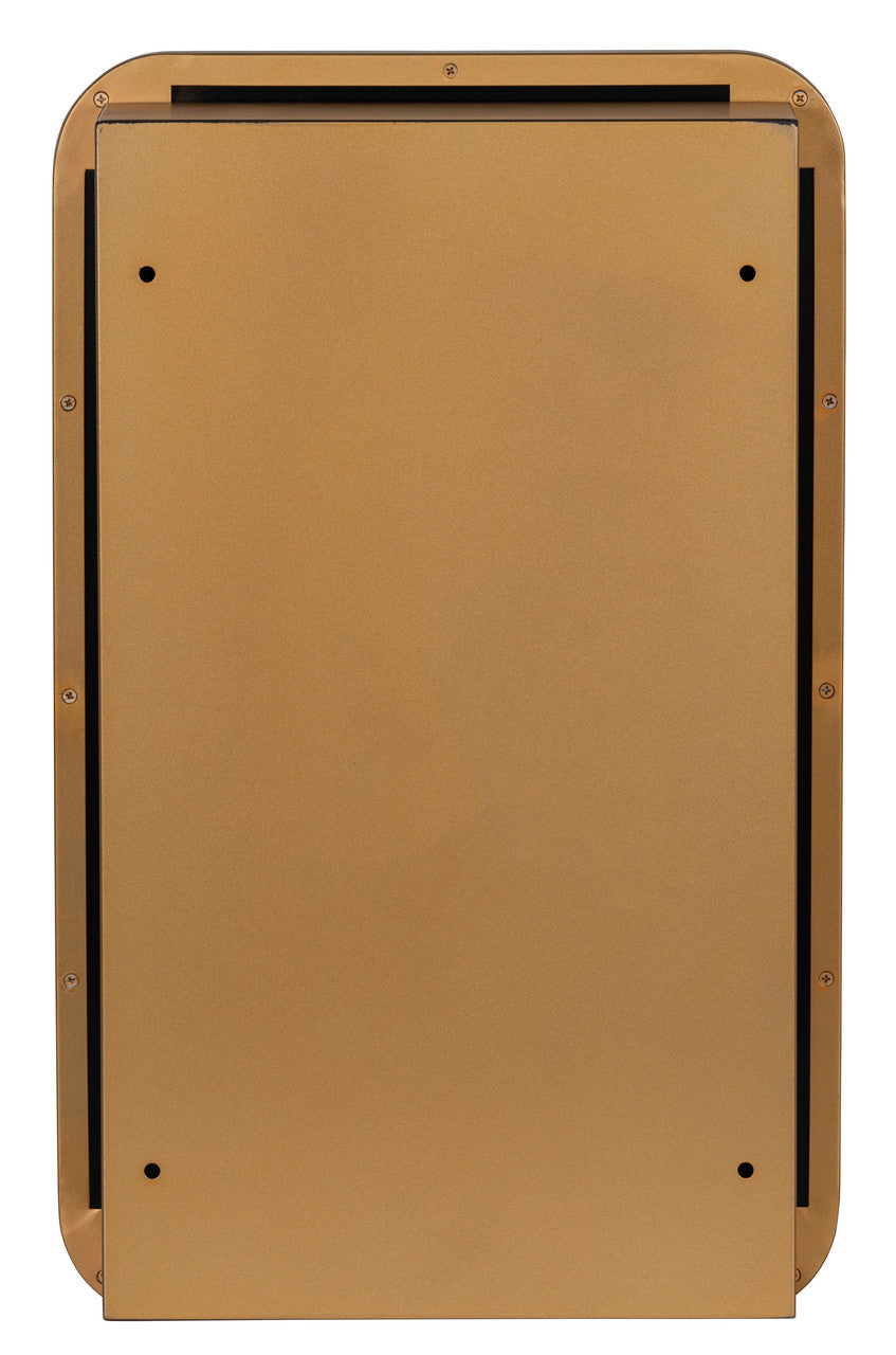 Hadley Gold Medicine Cabinet - Recess Mount