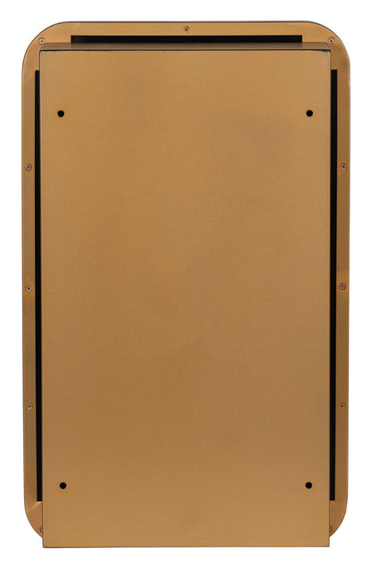 Hadley Gold Medicine Cabinet - Recess Mount