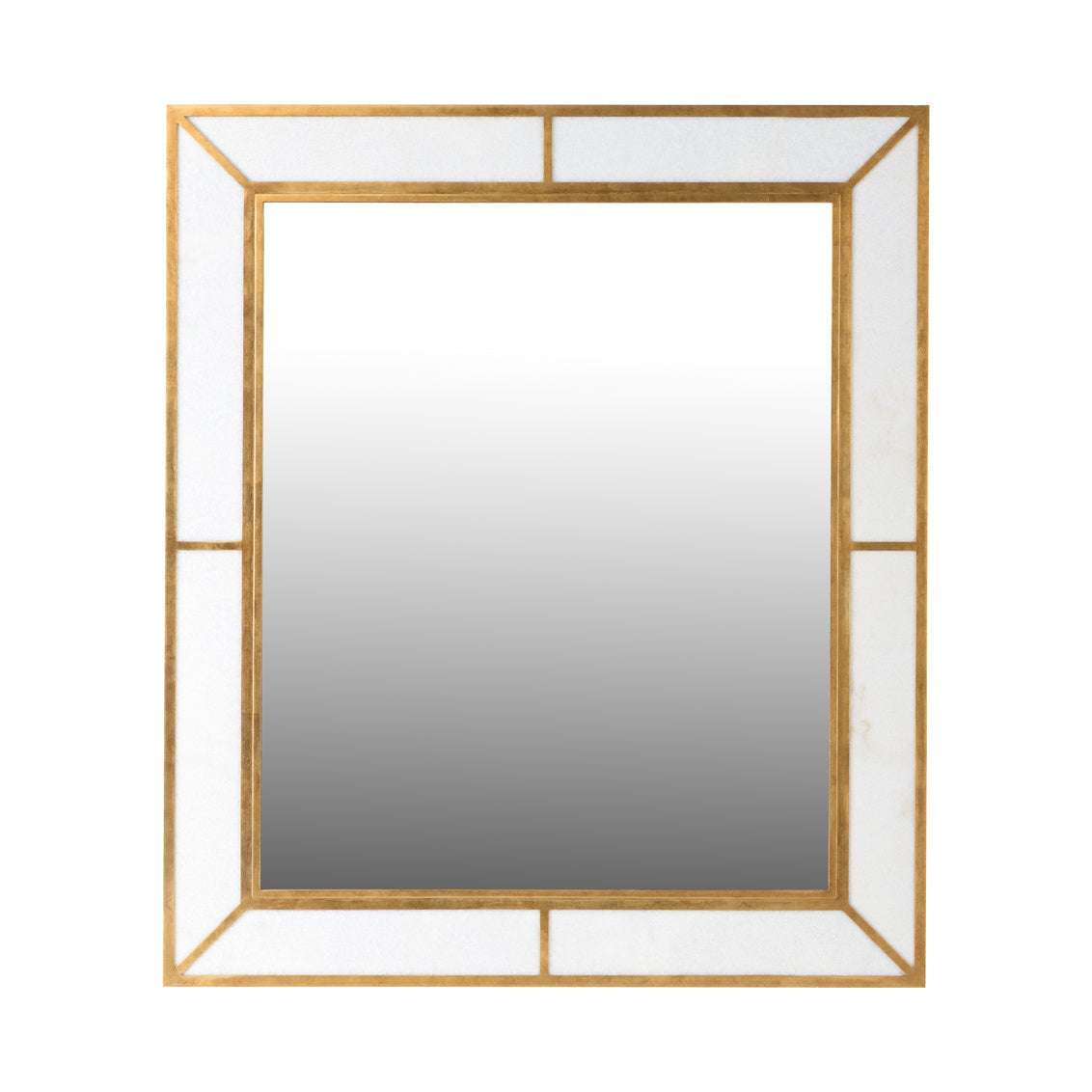 Madison Marbleized Mirror - Brass