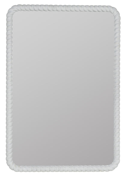 Eva White Rectangle Mirror