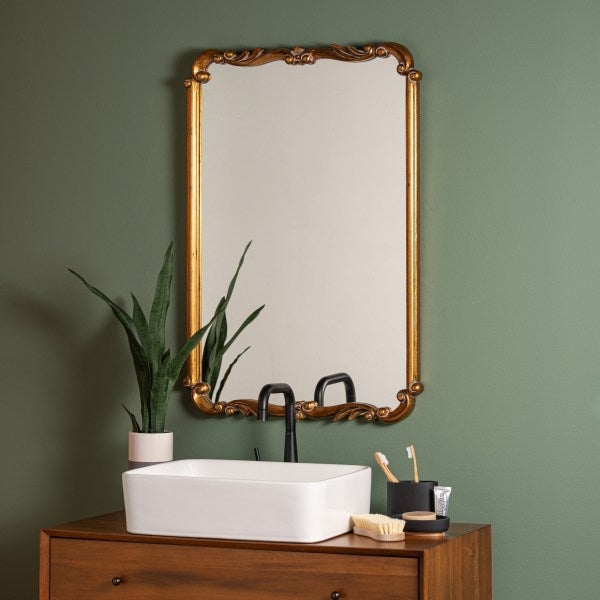 Toulouse Mirror - Antique Gold