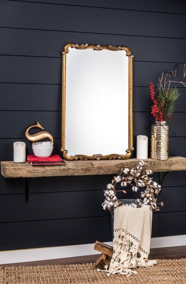 Toulouse Mirror - Antique Gold