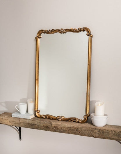 Toulouse Mirror - Antique Gold