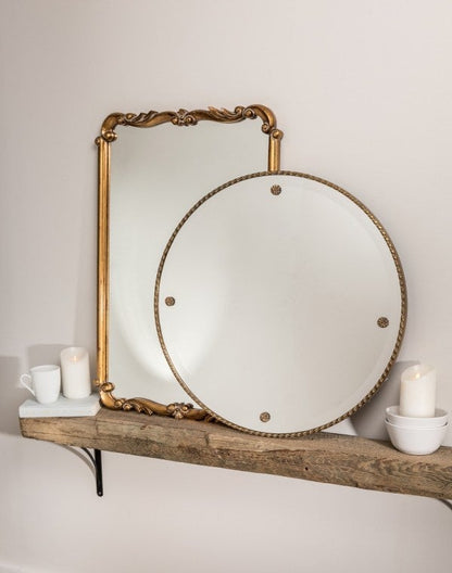 Toulouse Mirror - Antique Gold