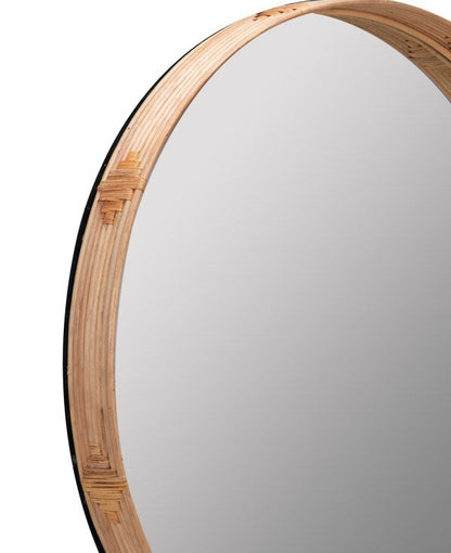 Evan Wall Mirror - Rattan