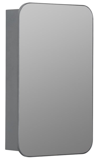 Hadley Seamless Medicine Cabinet in Silver by Cooper Classics