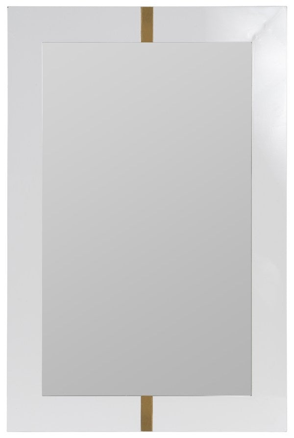 Reeves Wall Mirror by Cooper Classics | White finish