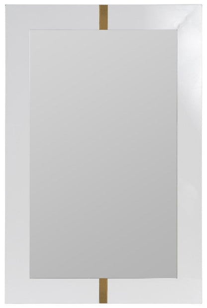 Reeves Wall Mirror by Cooper Classics | White finish