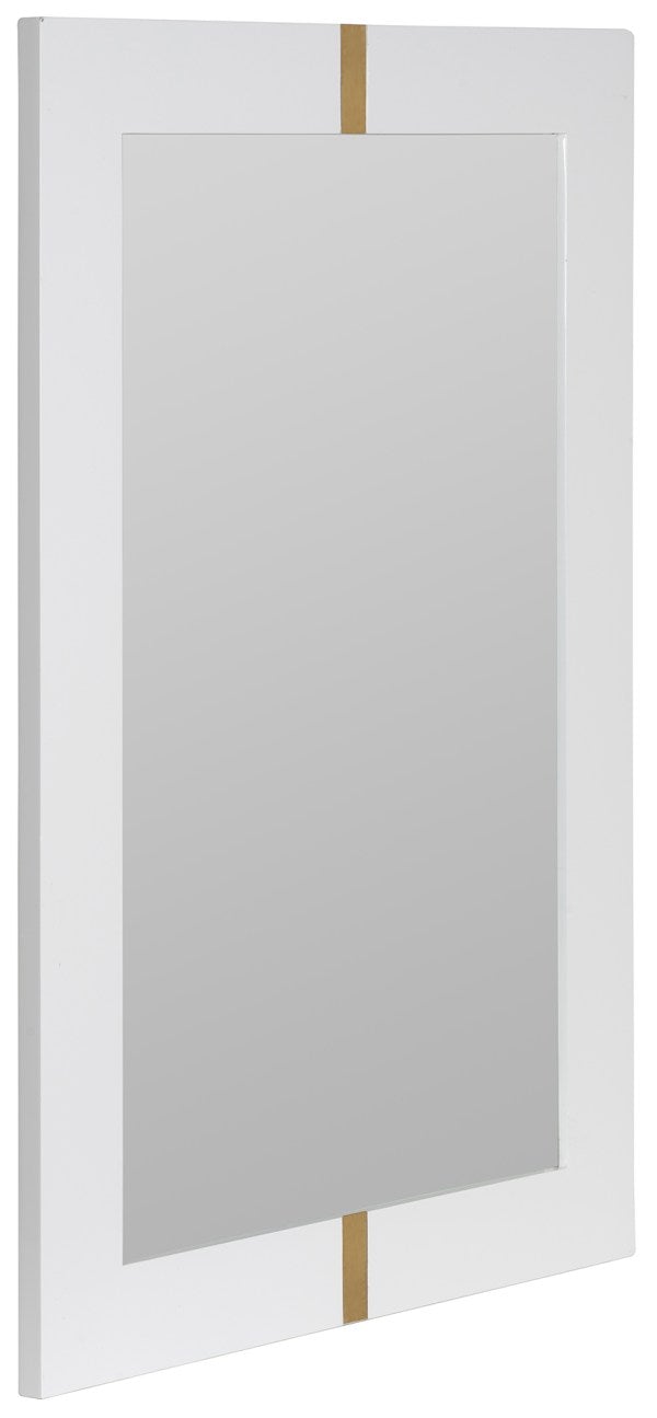 Reeves Wall Mirror by Cooper Classics | White finish