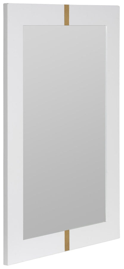 Reeves Wall Mirror by Cooper Classics | White finish