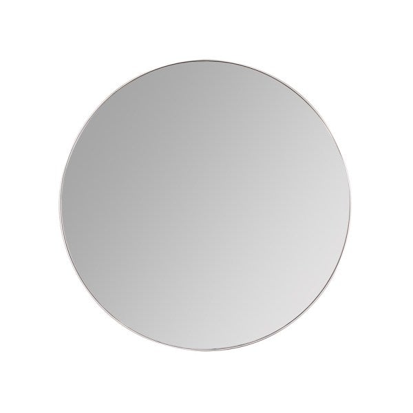 Franco Round Wall Mirror - Silver