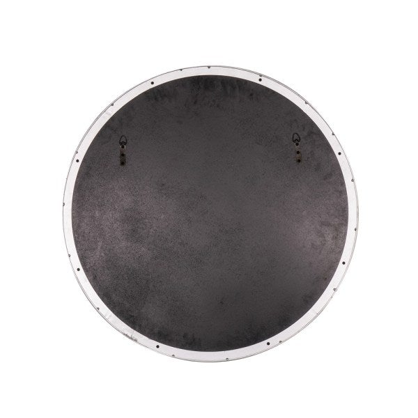 Franco Round Wall Mirror - Silver