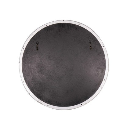 Franco Round Wall Mirror - Silver