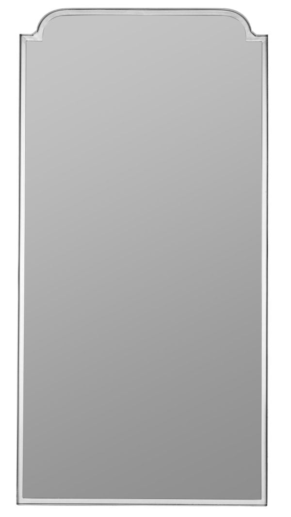 Heidi Floor Mirror - Silver