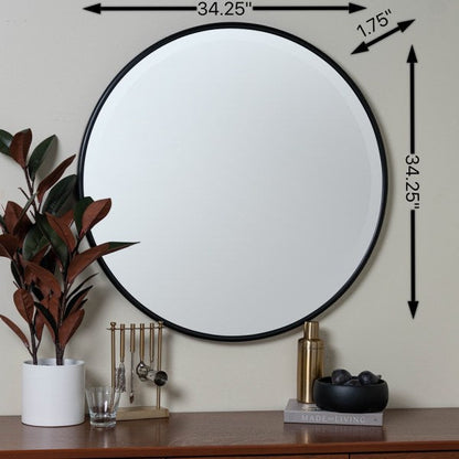 Jensen Black Wall Mirror 11