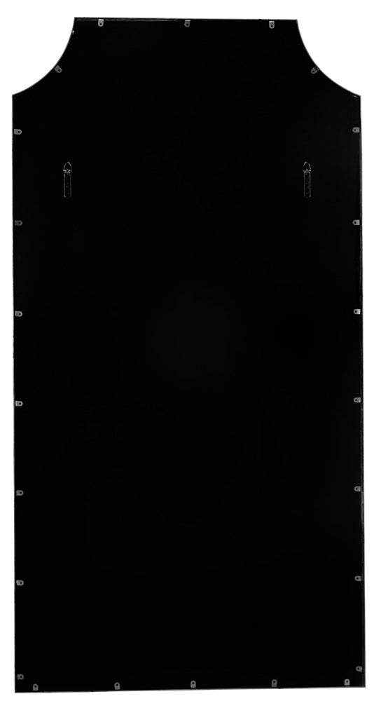 Simone Matte Black Floor Mirror 21